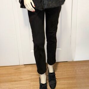 Andrew Marc Women's Black faux suede Pull-On Jeggings Size M